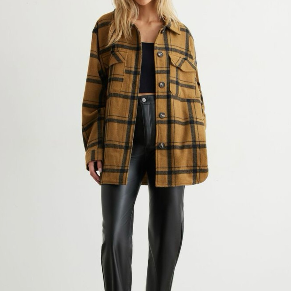 Dynamite York Plaid Shacket